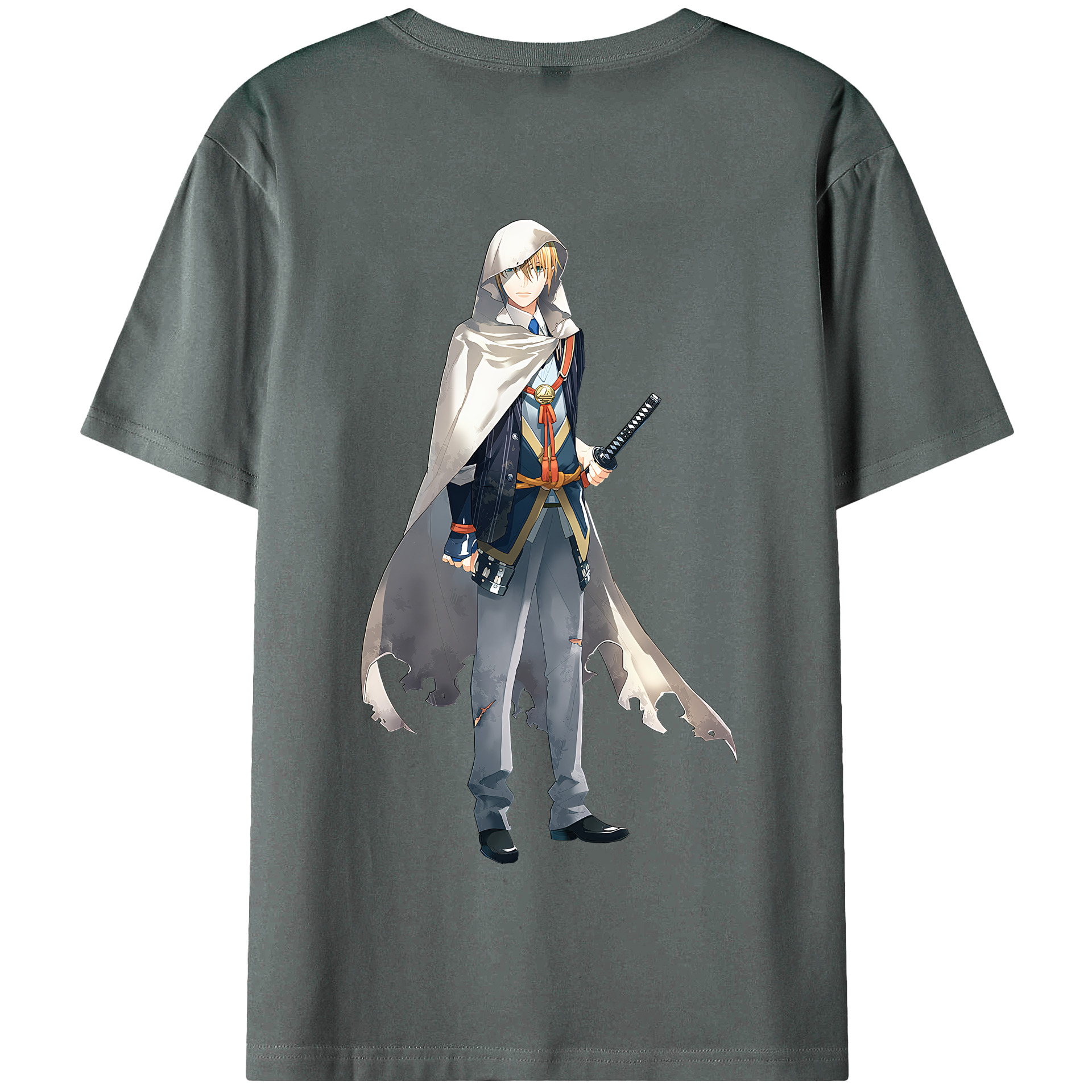 （画像用） 刀剣乱舞 Touken Ranbu 綿100％半袖Tシャツ（背面プリント）
